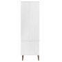 Armario MOLDE madera maciza de pino blanco 90x55x175 cm de vidaXL, Armarios roperos - Ref: Foro24-350523, Precio: 331,03 €, D...