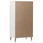 Armario MOLDE madera maciza de pino blanco 90x55x175 cm de vidaXL, Armarios roperos - Ref: Foro24-350523, Precio: 326,02 €, D...