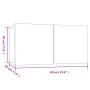 Armario colgante para TV madera roble ahumado 60x30x30 cm de vidaXL, Muebles TV - Ref: Foro24-815867, Precio: 41,85 €, Descue...
