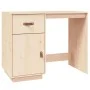 Escritorio con armarios madera maciza de pino 135x50x75 cm de vidaXL, Escritorios - Ref: Foro24-3107844, Precio: 179,47 €, De...