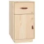 Escritorio con armarios madera maciza de pino 135x50x75 cm de vidaXL, Escritorios - Ref: Foro24-3107844, Precio: 179,47 €, De...