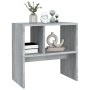 Mesa auxiliar de madera contrachapada gris Sonoma 50x30x50 cm de vidaXL, Mesas auxiliares - Ref: Foro24-815850, Precio: 34,11...