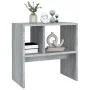 Sonoma gray plywood side table 50x30x50 cm by vidaXL, Side tables - Ref: Foro24-815850, Price: 33,59 €, Discount: %