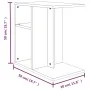 Sonoma gray plywood side table 50x30x50 cm by vidaXL, Side tables - Ref: Foro24-815850, Price: 33,59 €, Discount: %