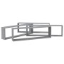 Estante cubo pared 4 uds contrachapada gris Sonoma 100x15x30 cm de vidaXL, Estantes y estanterías - Ref: Foro24-815910, Preci...