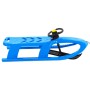 Trineo con volante polipropileno azul 102,5x40x23 cm de vidaXL, Trineos - Ref: Foro24-93724, Precio: 72,03 €, Descuento: %