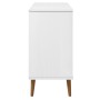 Aparador MOLDE madera maciza de pino blanca 90x40x80 cm de vidaXL, Aparadores - Ref: Foro24-350547, Precio: 160,26 €, Descuen...