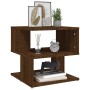Mesa auxiliar de madera contrachapada marrón roble 40x40x40 cm de vidaXL, Mesas auxiliares - Ref: Foro24-815812, Precio: 29,7...