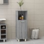 Armario de baño madera contrachapada gris Sonoma 30x30x95 cm de vidaXL, Muebles de baño - Ref: Foro24-815607, Precio: 51,47 €...