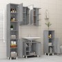 Armario de baño madera contrachapada gris Sonoma 30x30x95 cm de vidaXL, Muebles de baño - Ref: Foro24-815607, Precio: 51,47 €...