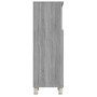 Armario de baño madera contrachapada gris Sonoma 30x30x95 cm de vidaXL, Muebles de baño - Ref: Foro24-815607, Precio: 51,47 €...