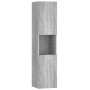 Armario de baño madera contrachapada gris Sonoma 30x30x130 cm de vidaXL, Muebles de baño - Ref: Foro24-815640, Precio: 66,20 ...