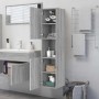 Armario de baño madera contrachapada gris Sonoma 30x30x130 cm de vidaXL, Muebles de baño - Ref: Foro24-815640, Precio: 66,20 ...