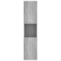 Armario de baño madera contrachapada gris Sonoma 30x30x130 cm de vidaXL, Muebles de baño - Ref: Foro24-815640, Precio: 66,20 ...
