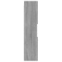 Armario de baño madera contrachapada gris Sonoma 30x30x130 cm de vidaXL, Muebles de baño - Ref: Foro24-815640, Precio: 66,20 ...