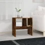 Mesa auxiliar madera contrachapada roble ahumado 50x30x50 cm de vidaXL, Mesas auxiliares - Ref: Foro24-815849, Precio: 32,59 ...
