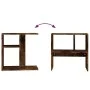 Mesa auxiliar madera contrachapada roble ahumado 50x30x50 cm de vidaXL, Mesas auxiliares - Ref: Foro24-815849, Precio: 32,59 ...