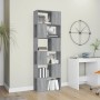 Estantería/divisor de espacios gris Sonoma 60x24x186 cm de vidaXL, Librerías y estanterías - Ref: Foro24-816033, Precio: 71,7...