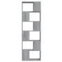 Estantería/divisor de espacios gris Sonoma 60x24x186 cm de vidaXL, Librerías y estanterías - Ref: Foro24-816033, Precio: 69,8...