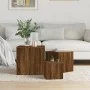 Side tables 3 pieces oak brown plywood by vidaXL, Side tables - Ref: Foro24-815989, Price: 69,09 €, Discount: %