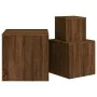 Side tables 3 pieces oak brown plywood by vidaXL, Side tables - Ref: Foro24-815989, Price: 69,09 €, Discount: %