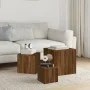 Beistelltische 3 Stück Eichenbraunes Sperrholz von vidaXL, Seitentische - Ref: Foro24-815989, Preis: 69,09 €, Rabatt: %