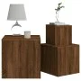 Side tables 3 pieces oak brown plywood by vidaXL, Side tables - Ref: Foro24-815989, Price: 69,09 €, Discount: %