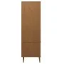 Armario MOLDE madera maciza de pino marrón 90x55x175 cm de vidaXL, Armarios roperos - Ref: Foro24-350522, Precio: 314,27 €, D...