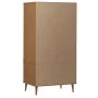 Armario MOLDE madera maciza de pino marrón 90x55x175 cm de vidaXL, Armarios roperos - Ref: Foro24-350522, Precio: 314,27 €, D...