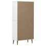 Librería MOLDE madera maciza de pino blanco 85x35x170,5 cm de vidaXL, Librerías y estanterías - Ref: Foro24-350541, Precio: 2...