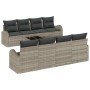 Conjunto de sofá de jardín 9 pcs Gris Claro y Gris Oscuro en Sofás de exterior | Comprar online en Foru.es