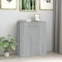Aparador de madera contrachapada gris Sonoma 60x30x75 cm de vidaXL, Aparadores - Ref: Foro24-815379, Precio: 58,36 €, Descuen...