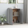 Aparador de madera contrachapada gris Sonoma 60x30x75 cm de vidaXL, Aparadores - Ref: Foro24-815379, Precio: 58,36 €, Descuen...