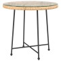 Mesa de comedor de vidrio templado y acero Ø80 cm de vidaXL, Mesas de jardín - Ref: Foro24-319436, Precio: 94,66 €, Descuento: %