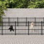 Perrera de exterior de acero 18,82 m² de vidaXL, Casetas y cercados para perros - Ref: Foro24-3124627, Precio: 617,03 €, Desc...