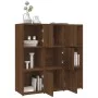 Estantería madera contrachapada roble marrón 90x30x90 cm de vidaXL, Librerías y estanterías - Ref: Foro24-815551, Precio: 90,...