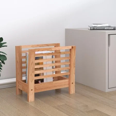 Solid walnut wood magazine rack 40x26.5x38.5 cm by vidaXL, Magazine racks - Ref: Foro24-350348, Price: 32,85 €, Discount: %