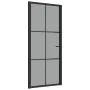 Innentür EGS-Glas und schwarzes Aluminium 93x201,5 cm von vidaXL, Türen für zu Hause - Ref: Foro24-350566, Preis: 257,86 €, R...
