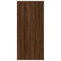Estantería/Aparador contrachapada marrón roble 66x30x98 cm de vidaXL, Librerías y estanterías - Ref: Foro24-815296, Precio: 6...