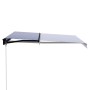 Toldo retráctil manual con LED azul y blanco 300x250 cm en Toldos | Comprar online en Foru.es