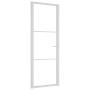Puerta interior vidrio EGS y aluminio blanco 76x201,5 cm de vidaXL, Puertas para el hogar - Ref: Foro24-350568, Precio: 191,1...