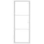Puerta interior vidrio EGS y aluminio blanco 76x201,5 cm de vidaXL, Puertas para el hogar - Ref: Foro24-350568, Precio: 191,1...
