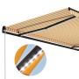 Toldo manual retráctil con LED amarillo y blanco 300x250 cm en Toldos | Comprar online en Foru.es