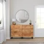 Aparador 2 uds madera maciza de acacia 60x33x75 cm de vidaXL, Aparadores - Ref: Foro24-3143636, Precio: 366,74 €, Descuento: %