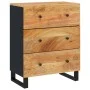 Aparador 2 uds madera maciza de acacia 60x33x75 cm de vidaXL, Aparadores - Ref: Foro24-3143636, Precio: 366,74 €, Descuento: %