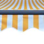 Toldo manual retráctil con LED amarillo y blanco 300x250 cm en Toldos | Comprar online en Foru.es