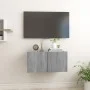 Mueble TV colgante madera contrachapada gris Sonoma 60x30x30 cm de vidaXL, Muebles TV - Ref: Foro24-815870, Precio: 34,50 €, ...