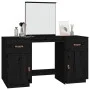 Dresser with solid black pine wood mirror by vidaXL, Bedroom Dressers - Ref: Foro24-3107838, Price: 253,72 €, Discount: %