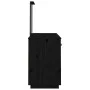 Dresser with solid black pine wood mirror by vidaXL, Bedroom Dressers - Ref: Foro24-3107838, Price: 253,72 €, Discount: %
