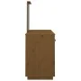 Dressing table with mirror solid honey brown pine wood by vidaXL, Bedroom Dressers - Ref: Foro24-3107837, Price: 240,61 €, Di...